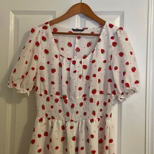 Strawberry maxi dress